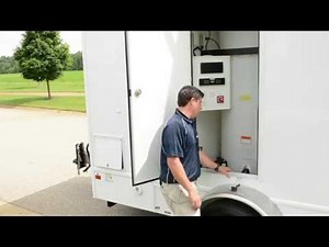 Satellite Suites 10' Portable Restroom Trailer Electrical and Water Connections