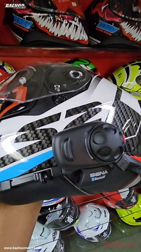 The Sena SMH5 dual pack bluetooth communication system installed on LS2 and MT helmets. Sena SMH5 Bluetooth Headset & Intercom for Scooters and Motorcycles with Universal Microphone Kit. The SMH5 series provides two-way intercom functionality that keeps you connected to your riding companion for conversations and music sharing through the crystal-clear Bluetooth® stereo headset. GENERAL • Talk time: 7 hours • Stand-by time: 7 days • Operating temperature: -10˚C – 55˚C (14°F – 131°F) Dimensions: 