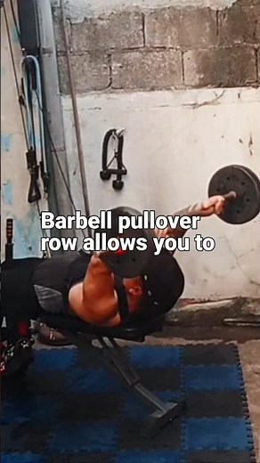 Beginners guide Barbell back exercise pullover row