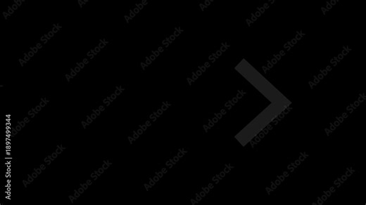 Animated Right directional red arrow. Next button concept,loading animation. Swipe Arrow moving forward animation.