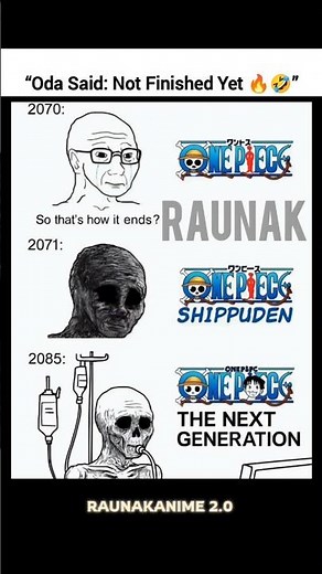 Oda Said: Not Finished Yet ‼️😂| #onepiece #eiichirooda #memes #luffy