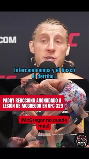Paddy dice que es la nueva estrella🥵, ya que Mcgregor está más que retirado después de su desempeño ena pelea contra Max Holloway 😳🥵🧐 #ufc #mma #mcgregor