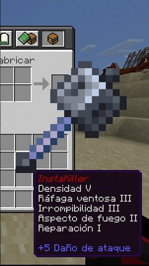 LOS MEJORES ENCANTAMIENTOS PARA LA MAZA 🧐 EN LA 1.21.x #minecraft #minecraftbedrock #minecraftshorts