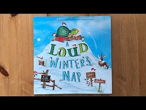 Ash reads A Loud Winter's Nap by Katy Hudson