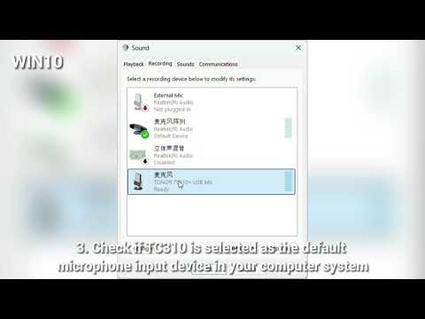 TC310 USB Condenser Microphone - Low Sound/No Sound/Unable to Adjust to Higher Volume