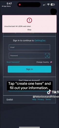 for those who are confused, here’s how to create a GTL GettingOut account. #fypシ #foryoupage #fyppppppppppppppppppppppp #viraltiktok #viralvideo #trending #trendingvideo #gtlgettingout #connectnetwork #viraltiktok #lovetok #loveafterlockup