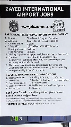 Zayed International Airport Hiring 2025 | Ground Staff, Customer Service, Driver Jobs | Apply Now