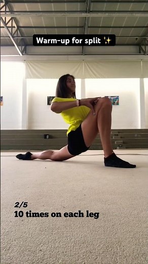 Warm up exercises / splits stretching / Lera the gymnast #gymnast #stretchingexercises #split