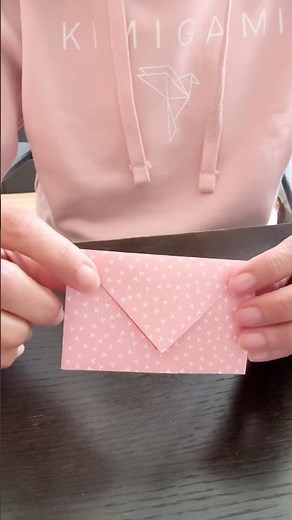 Simple and easy origami mini envelope for gift card #giftcard #origami #envelope #折り紙 #giftwrapping