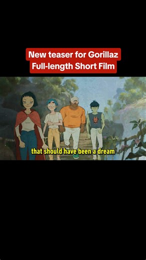 Gorillaz is releasing a short film featuring unreleased songs from their new album The Mountain. #gorillaz #animation #animated #trailer | IGN