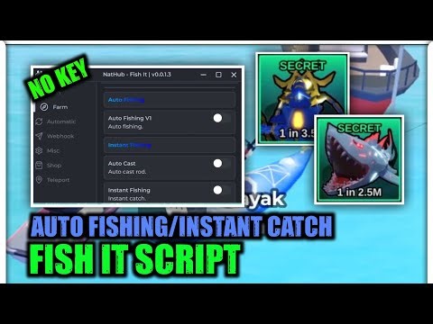 Fish It Script Hack Auto Fishing, Auto Cast, Instant Catch Showcase | Mobile & Pc