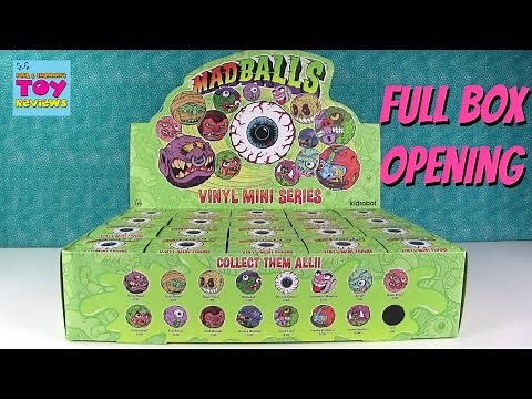 Madballs Vinyl Figure Collection Full Case Unboxing Review Rare Chase Figure | PSToyReviews