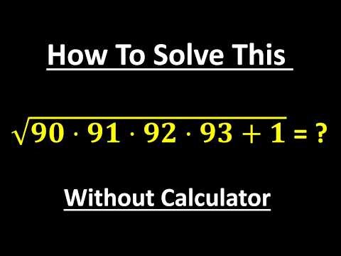 How To Solve This Math Olympiad Calculation Without Calculator || Tricky Solution