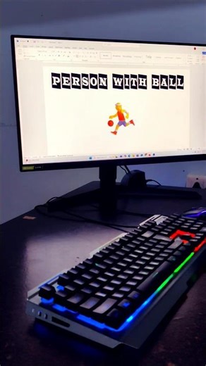 MS Word में ⛹️ Person With Ball Unicode कैसे डालें? | Hidden Unicode Trick |#shorts #viral #trending