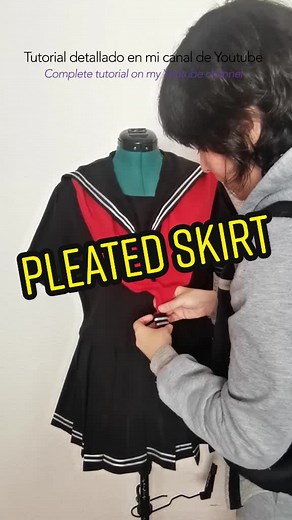Cómo coser una falda tablada: tutorial fácil
