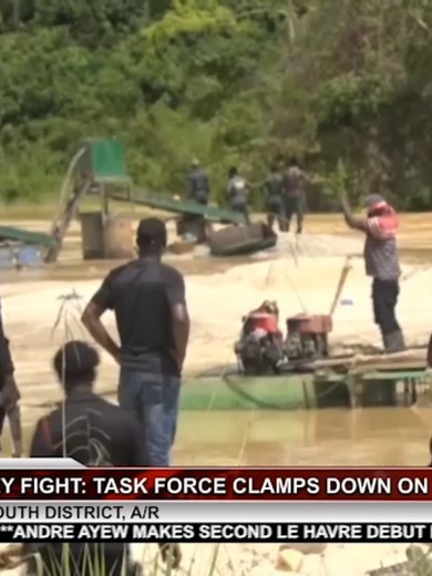Task Force Cracks Down on Illegal Mining in Amansie South District