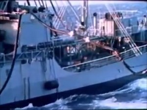 Produced by the US Navy in 1970 for public affairs related to recruitment and public image, this video clip filmed aboard USS Gearing DD710 shows the basic routine life aboard a ship much like the museum Destroyer USS Joseph P. Kennedy Jr DD850. | USS Joseph P. Kennedy Jr DD 850