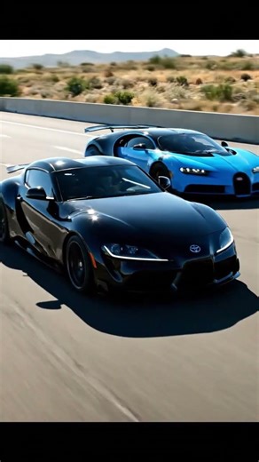 Bugatti Chiron vs Supra Mk4.#Supra#Bugatti