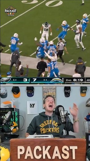 3 Turnovers in 1 Play Eagles vs Chargers #nfl