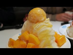 MUST TRY Taiwan Dessert - Mango Shaved Ice