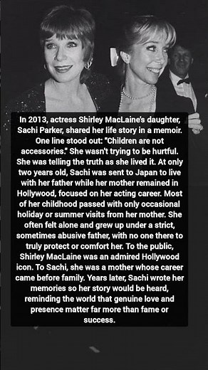 The Heartbreaking Truth Behind Shirley MacLaine & Sachi Parker's Relationship | Real life story