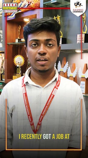 From Student to Graphic Designer| Sougata Mondal Placement Success | Arena Chowringhee | #placement