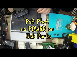 Fix PS4 Fat USB Ports Stop Working ! PS4 USB Ports - No Charging or Activity Repair