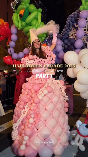Halloween Parade 2025 Greenwich Village, New York City ✨🗽 Part 1 The annual Village Parade lit up the streets on October 31 from dazzling costumes to eerie floats, it was a night where New York truly came alive 🎭🎃 Hope everyone had a spooktacular Halloween! 👇 Tell me what was your favorite costume or moment from this year’s parade? 🕸️💬 . NYC, New York, nyctgo, Halloween, spooky, fall, October, decorations, nyc decorations, fall decorations, Halloween decorations, travel, visit nyc, Brookly