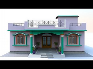 village home plan with 3 bedroom | beautiful village house desgin ‪@premhousedesign‬