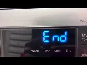 Samsung washer end cycle