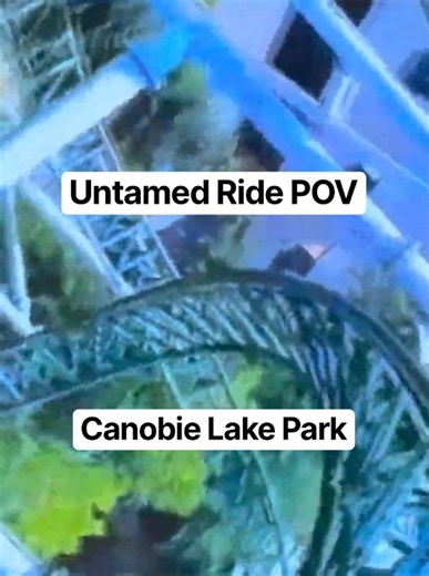 Untamed Front Row Ride POV | Canobie Lake Park #rollercoaster #pov #rollercoasters #povs