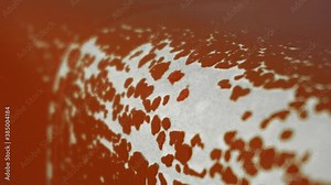 Damaged leather texture on the upholstery of the sofa and furniture. Restoration and repair, red leather, background, material