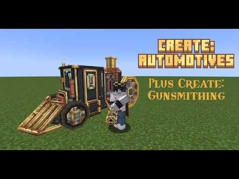 Minecraft Create: Automotives - Mod Showcase