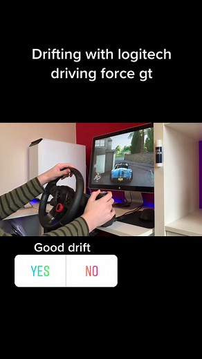 Drifting with Logitech Driving Force GT | Car Drift Compilation