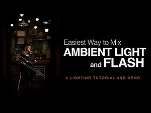 EASIEST Way to Mix AMBIENT Light and FLASH (HSS) Lighting Tutorial and Demo using the MagMod MagBox