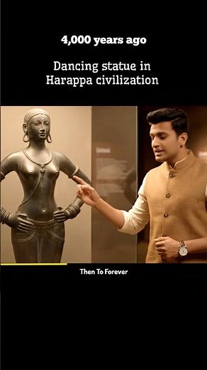 🗿 The Dancing Girl of Harappa | Secrets of the Indus Valley Civilization #shorts