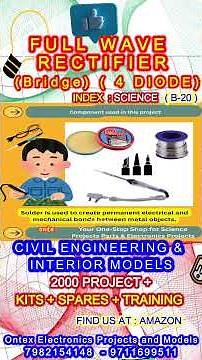 DIY Bridge Rectifier Model | Easy Electronics Project| Step-by-Step Tutorial| Full Explanation