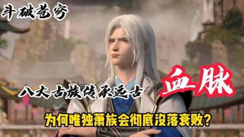 国漫精彩人物解析_斗破苍穹：八大古族传承远古血脉，为何唯独萧族会彻底没落衰败？