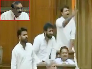 272K views · 2.2K reactions | The Delhi assembly witnessed chaos after a verbal spat between BJP MLA OP Sharma and AAP legislator Amanatullah Khan inside the house. | The Times of India | Facebook