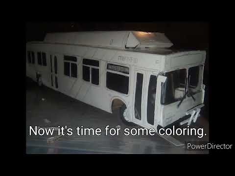 Paper Model Marta Bus: How to build a New Flyer C40lf? Tutorial. [10 or 15k]