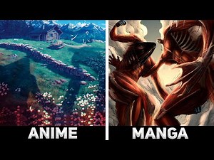 ANIME vs MANGA - NEW KEY VISUAL ! - Attack On Titan Season 4 Part 3 Cour 2
