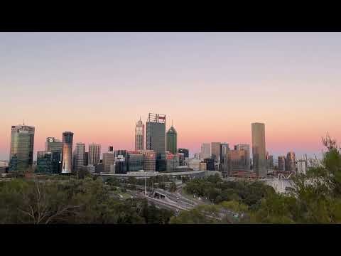 15 minutes Timelapse of Perth CBD at evening with raw sound. #perth #perthcbd #westernaustralia