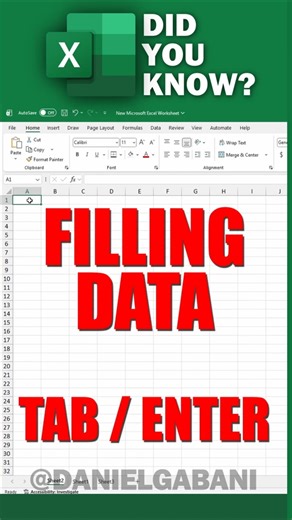 FILL IN DATA in Excel Like a Pro