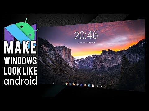 Make Windows Look Like Android Nougat | Classic Android Theme | Download Links |