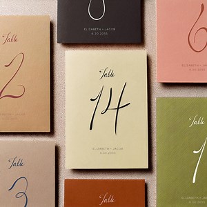 Handwritten Wedding Table Numbers: Editable Event Decor (digital Download) - Etsy