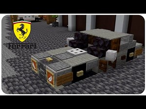 How to Build a Supercar in Minecraft (Ferrari Roma 2020) Minecraft Supercar Tutorial