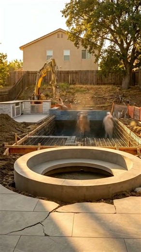 From Abandoned Yard to Dream Luxury Backyard 😱 Infinity Pool Transformation