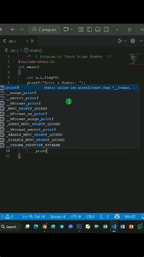 C Program to Check Prime Number | Amresh TechCode | C Programming