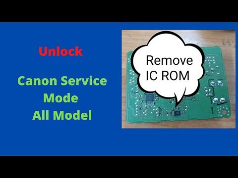 How to Fix Canon Service Mode Locked All model