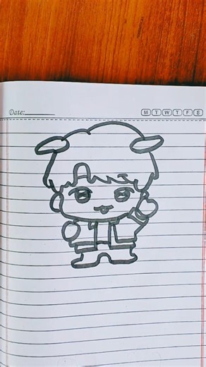 cute chibi jaehyun#drawing #easydrawing #cutedrawing #chibidrawing #kpop #boynextdoor#jaehyun #krs